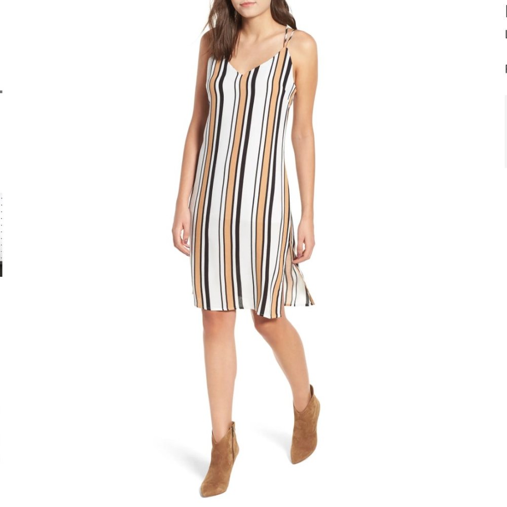 Lira Clothing Dunlap Stripe Slip Dress